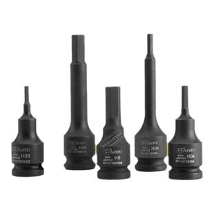 3/8加长内六角套筒旋具套筒头气动电动扭力扳手批头中飞风炮南豫