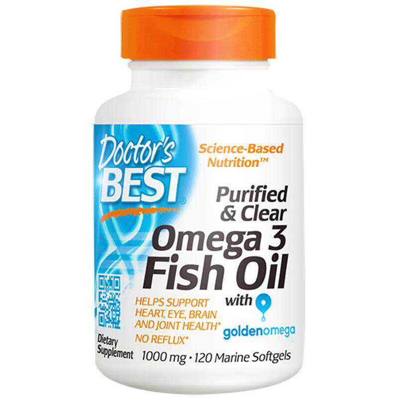Doctors Best美国深海鱼油软胶囊欧米伽omega3金达威DRB原装进口