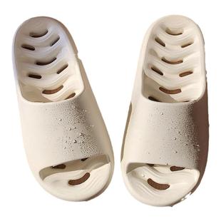 细细条 镂空漏水浴室拖鞋男女室内防滑防臭轻便软底eva情侣凉拖夏