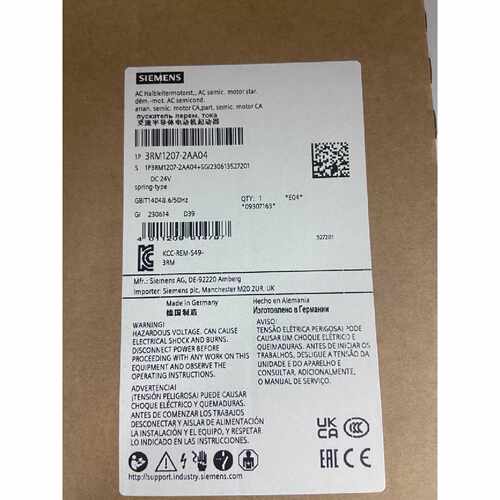 【议价】3RM12072AA04电动机起动器全新品