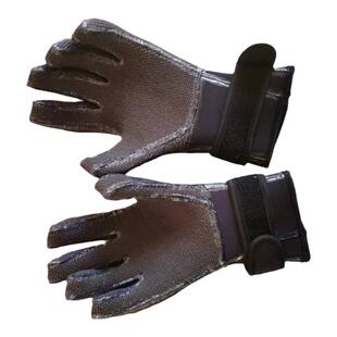 全掌凯夫拉潜水专用手套保暖防水防划伤防割防刺耐磨防滑冬季赶海