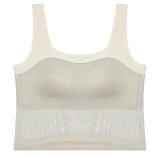 AIMER CHUANG锁甲4内衣女夏季薄款25新品方领带胸垫抗菌背心文胸
