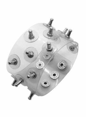 圆盘垫片透明百搭软塑料另类手链