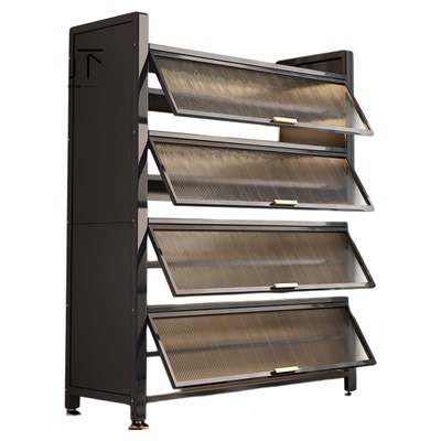 大容量碳钢防尘鞋柜鞋架