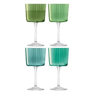 英国LSA进口Gems四只创意红酒杯手工宝石幻彩色香槟气泡鸡尾酒杯