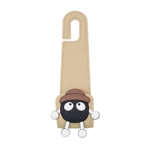 车载挂钩创意煤球装饰车内座椅挂钩汽车上收纳多功能置物用品大全