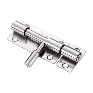 304不锈钢插销门锁扣木门窗卫生间防盗门栓门扣明装免打孔简易