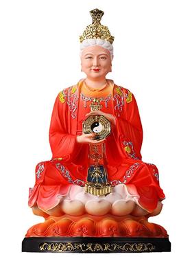 红衣服树脂佛像无生老母报平安