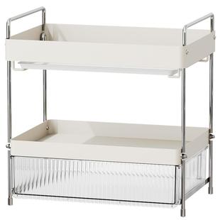 摩登主妇杯子收纳置物架家用水杯架子桌面双层杯架茶杯茶具收纳架