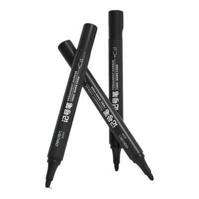 得力S550黑色油性笔记号笔