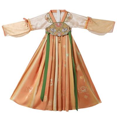 女童汉服春秋国风连衣裙2026