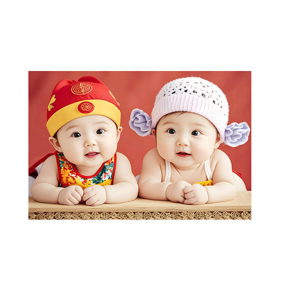 宝宝贴画可爱男宝女宝龙凤胎贴纸