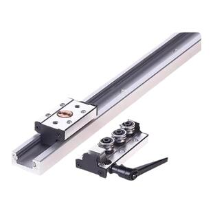 双轴心直线导轨SGRSGB内置滚轮锁紧滑块光轴滑杆木工滑道岛台滑轨