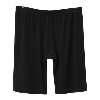 莫代尔防走光加大码五分妈妈裤