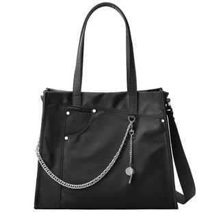 NESBIT大容量手提托特包男包ins潮牌机能斜挎包休闲电脑通勤包男