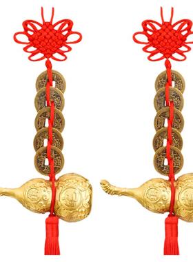 珍如意纯铜门对门大门五帝钱