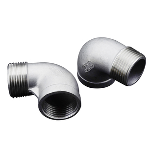 304不锈钢内外丝弯头90度内外牙弯头丝扣内外弯头2分4分6分2寸15