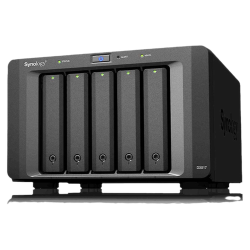 现货Synology群晖DX517/DX525/RX418扩容箱NAS扩充5盘位适用于15系列-25系列
