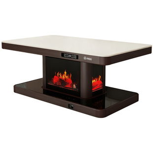 火焰山2025新款赤炎取暖桌电暖桌茶几一体电暖炉茶几客厅家用桌子