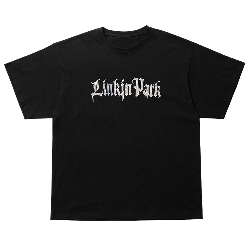 Linkin Park乐队美式街头高街风vintage古着创意趣味潮牌短袖T恤