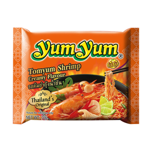 养养yumyum泰国方便面养养牌冬阴功酸辣虾浓汤面拉面速食袋装泡面