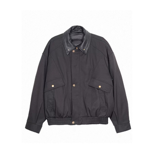 冬季男款轻薄夹克可拆卸内胆羽绒服宽松短款cleanfit保暖痞帅外套