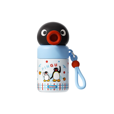 Pingu正版迷你口袋保温随手杯