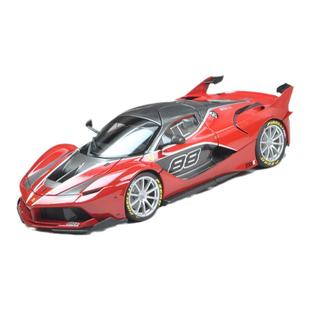 法拉利跑车模型 比美高Burago 1:18 法拉利FXXK EVO合金汽车模型