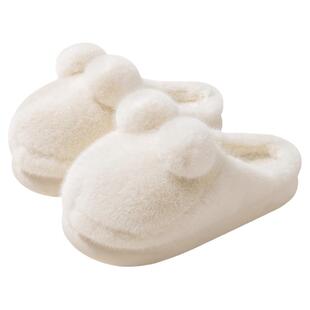 棉拖鞋女秋冬季新款可爱毛毛绒厚底防滑保暖室内居家加绒拖鞋棉鞋