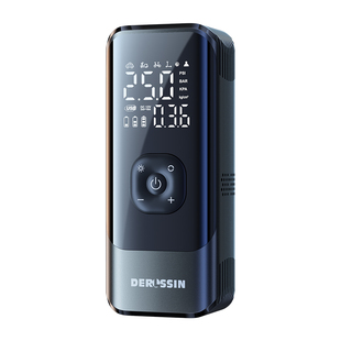 车载无线充气泵车用便携式汽车用电动打气泵轿车轮胎高压打气筒宝