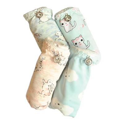 日系甜美风超薄纯棉裆速干内裤