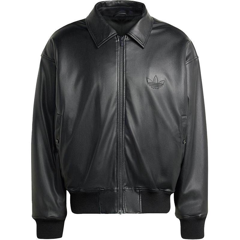 Adidas/阿迪达斯正品P CLA JKT 男士运动翻领皮衣夹克IP3281