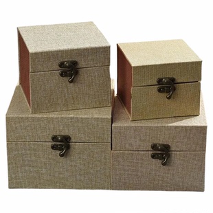 弯扣紫砂壶礼品盒空盒建盏包装盒品茗茶碗正方形锦盒印章锦盒定制