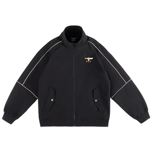 【黄金勋章】BOYLONDON春季情侣款上衣宽松保暖外套夹克N23901