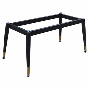 圆桌腿支架边几茶几架子底座桌腿脚架岩板桌架铁艺玻璃茶几支撑脚