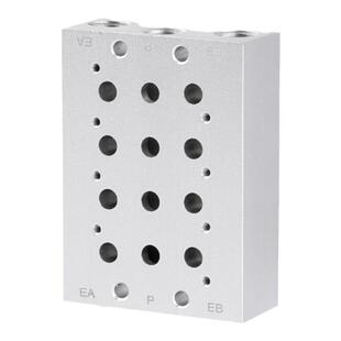 SY3120/5120-5LZD-01电磁阀底座SS5Y3/SS5Y5汇流板2F3F4F5F6F7F8F