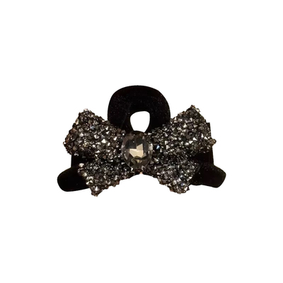 发夹女2026新款后脑勺水钻蝴蝶结小号抓夹半扎短发发卡过渡期神器