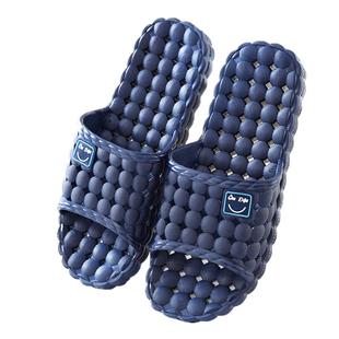 进口越南天然橡胶凉拖家居男女镂空洞洞浴室洗澡防滑防臭按摩拖鞋