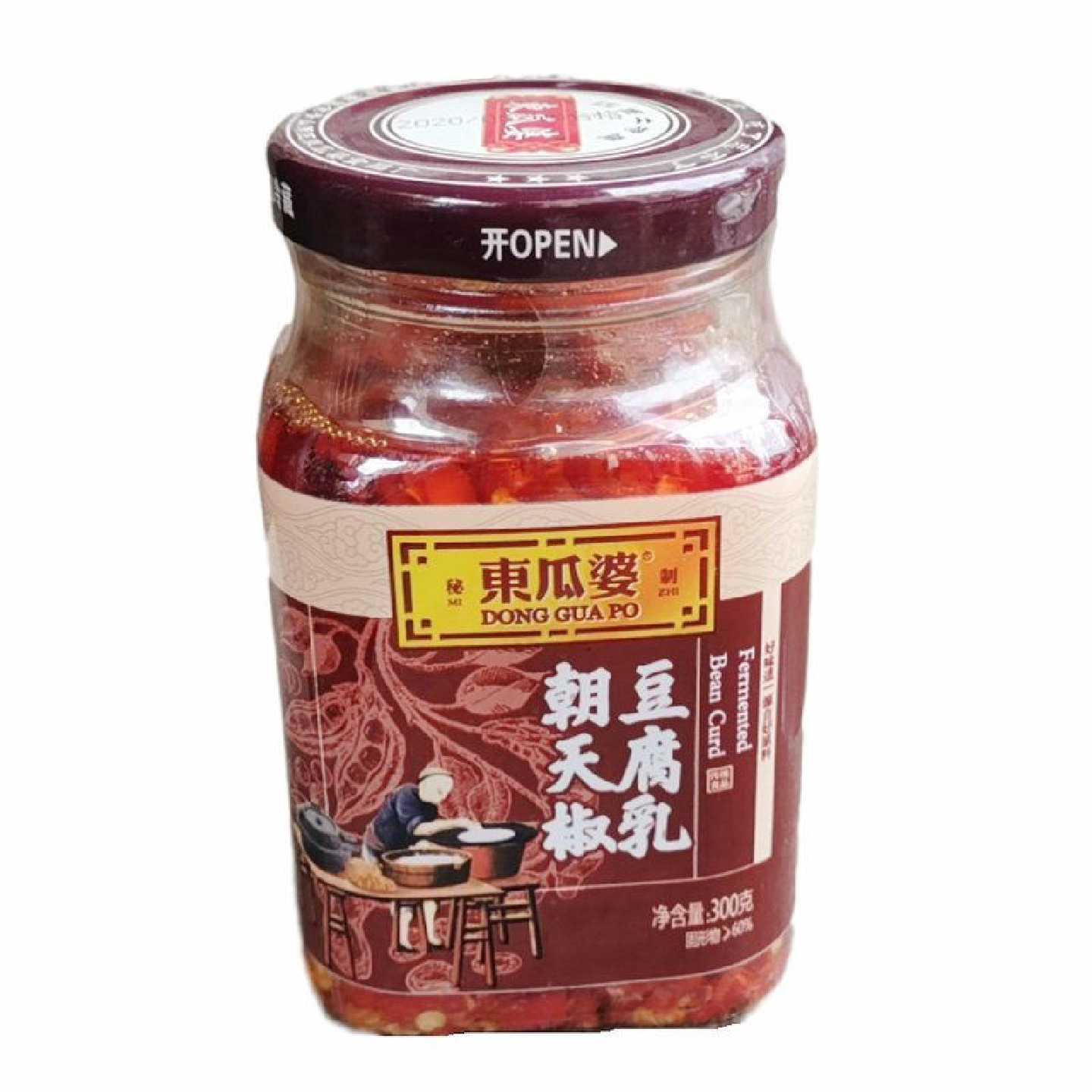 南昌东瓜婆豆腐乳麻油茶油家乡香辣剁椒朝天椒豆腐乳冬瓜婆豆腐乳