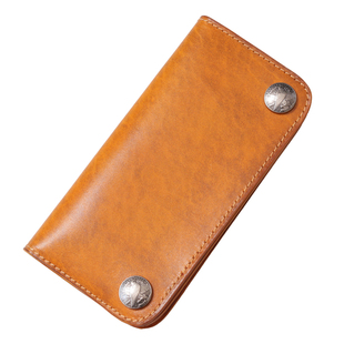 小手包手机钱包原创手工植鞣牛皮日式财布长款复古大容量真皮钱夹