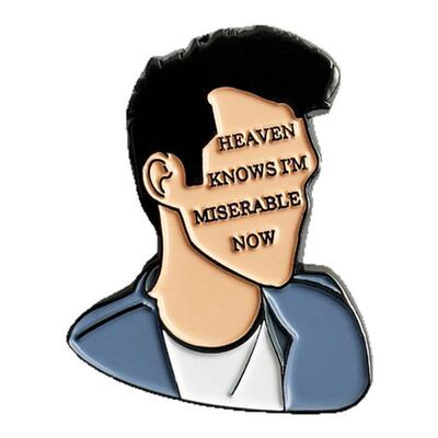Miserable史密斯乐队the Smiths摇滚周边徽章胸针