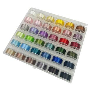 36色3股绕线迷你套装股线三股分装diy材料手工编绳线细线流苏线绳