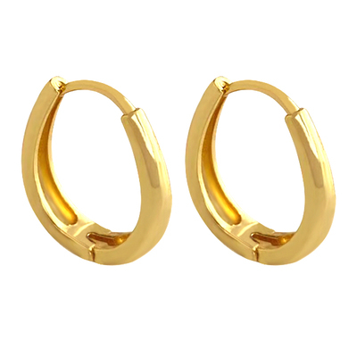 法式复古风气质水滴形圆圈耳扣