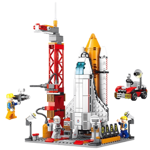 航天系列火箭积木益智拼装玩具儿童动手动脑男孩中国神舟飞船模型
