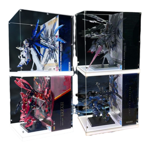 KGBOX万代 强袭自由 福冈沙扎比 京宝梵 神意高达亚克力展示盒