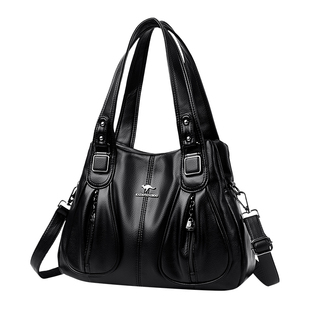 品牌真皮女包手提包挎包大包单肩包包女2025新款大容量妈妈包牛皮