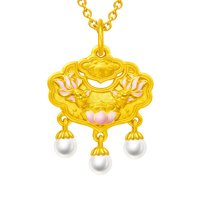 周大福SOINLOVE黄金吊坠