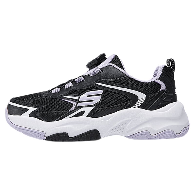 Skechers斯凯奇春女童大童休闲运动鞋厚底增高老爹鞋软底舒适透气