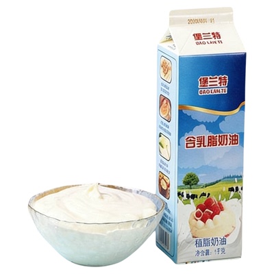 含乳脂淡奶油家用烘焙专用