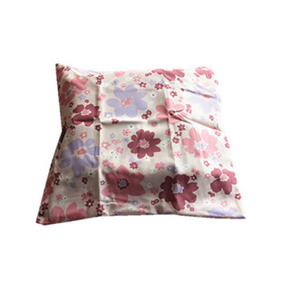 靠垫套涤棉印花纯棉白色外贸余货特惠抱枕套座垫套不含芯45x45cm